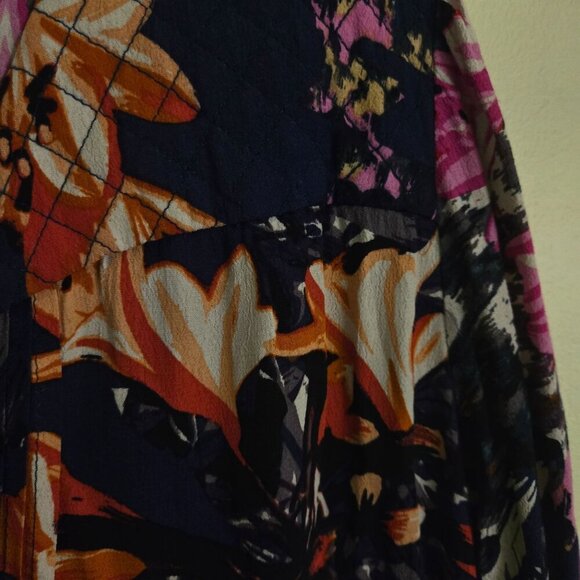 Anthropologie Maeve Caravane Tunic Dress Drop Waist Pockets Size L - Picture 9 of 12